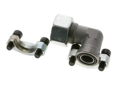 Coude 3/4'' Bride SAE 3000 PSI Acier avec 25S (M36x2) ISO 6162-1
