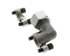 Coude 3/4'' Bride SAE 3000 PSI Acier avec 25S (M36x2) ISO 6162-1