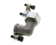 Coude 3/4'' Bride SAE 3000 PSI Acier avec 25S (M36x2) ISO 6162-1
