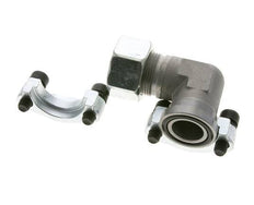 Coude 1'' Bride SAE 3000 PSI Acier avec 25S (M36x2) ISO 6162-1