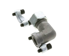 Coude 1'' Bride SAE 3000 PSI Acier avec 25S (M36x2) ISO 6162-1