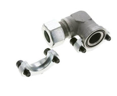 1-1/4'' Coude SAE Bride 3000 PSI Acier avec 25S (M36x2) ISO 6162-1