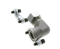 1-1/4'' Coude SAE Bride 3000 PSI Acier avec 25S (M36x2) ISO 6162-1
