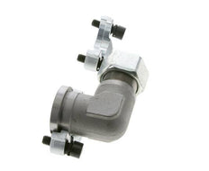 1-1/4'' Coude SAE Bride 3000 PSI Acier avec 25S (M36x2) ISO 6162-1