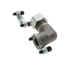 1-1/4'' Coude SAE Bride 3000 PSI Acier avec 30S (M42x2) ISO 6162-1