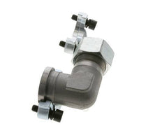1-1/4'' Coude SAE Bride 3000 PSI Acier avec 30S (M42x2) ISO 6162-1
