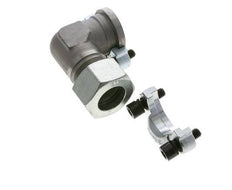 1-1/4'' Coude SAE Bride 3000 PSI Acier avec 30S (M42x2) ISO 6162-1
