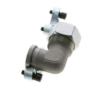 1-1/4'' Coude SAE Bride 3000 PSI Acier avec 38S (M52x2) ISO 6162-1
