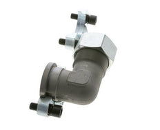Coude 1-1/2'' Bride SAE 3000 PSI Acier avec 38S (M52x2) ISO 6162-1
