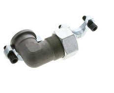 Coude 1-1/2'' Bride SAE 3000 PSI Acier avec 38S (M52x2) ISO 6162-1