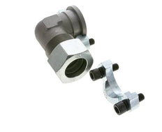 Coude 1-1/2'' Bride SAE 3000 PSI Acier avec 38S (M52x2) ISO 6162-1