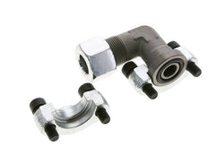 Coude 1/2'' Bride SAE 6000 PSI Acier avec 16S (M24x1.5) ISO 6162-2