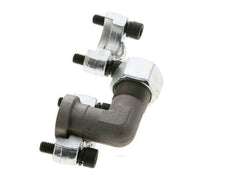 Coude 1/2'' Bride SAE 6000 PSI Acier avec 16S (M24x1.5) ISO 6162-2