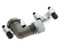 Coude 1/2'' Bride SAE 6000 PSI Acier avec 16S (M24x1.5) ISO 6162-2