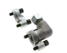 Coude 3/4'' Bride SAE 6000 PSI Acier avec 16S (M24x1.5) ISO 6162-2