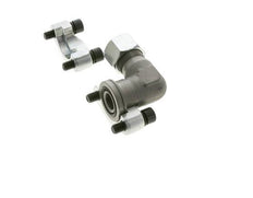 Coude 3/4'' Bride SAE 6000 PSI Acier avec 20S (M30x2) ISO 6162-2