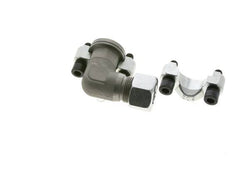 Coude 3/4'' Bride SAE 6000 PSI Acier avec 20S (M30x2) ISO 6162-2