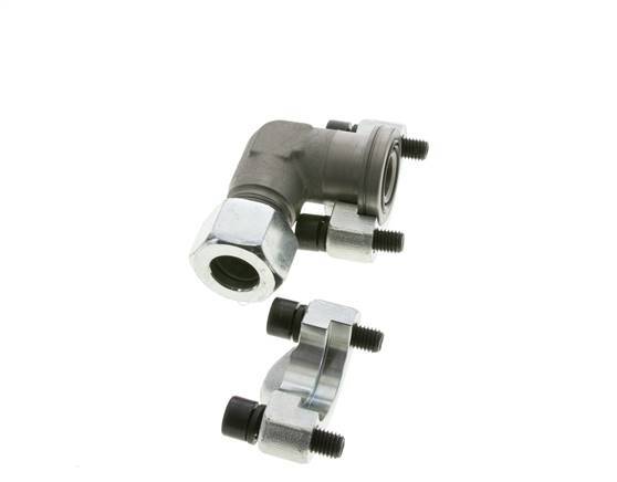 Coude 3/4'' Bride SAE 6000 PSI Acier avec 20S (M30x2) ISO 6162-2