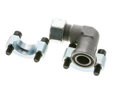 Coude 1'' Bride SAE 6000 PSI Acier avec 25S (M36x2) ISO 6162-2