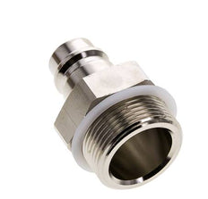 Laiton nickelé Bouchon de raccord d'air DN 19 G 1 1/4 pouce mâle
