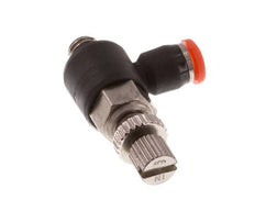Coude d'entrée pour silencieux 3 mm - M5 laiton/PBT