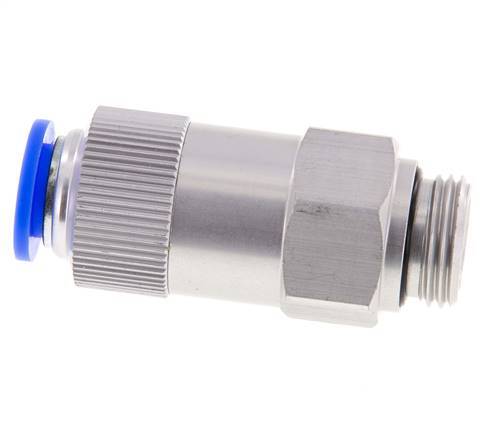 Clapet anti-retour à poussoir 12mm & G1/2'' mâle aluminium 0.2-10bar (3-145psi) Filetage de tuyau