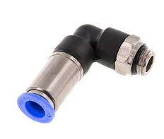 Raccord à Enfoncer 10mm & G1/4'' Mâle Coude Autobloquant en Laiton/PBT 0-10bar (0-145psi)