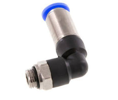 Raccord à Enfoncer 10mm & G1/4'' Mâle Coude Autobloquant en Laiton/PBT 0-10bar (0-145psi)