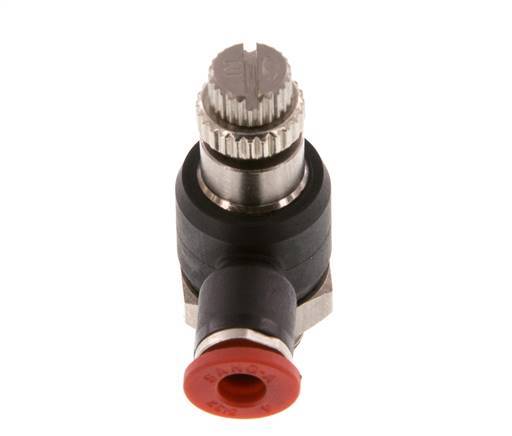 Coude d'entrée pour silencieux 4 mm - G1/8'' laiton/PA 66