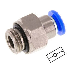 Push-In Fitting 10mm & G1/2'' Male Auto Shut-Off Brass/PBT 0-10bar (0-145psi)