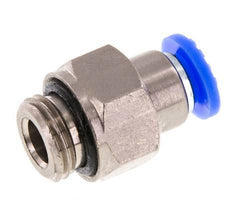 Raccord à Enfoncer 6mm & G1/4'' Mâle Autobloquant en Laiton/PBT 0-10bar (0-145psi) [2 pièces].
