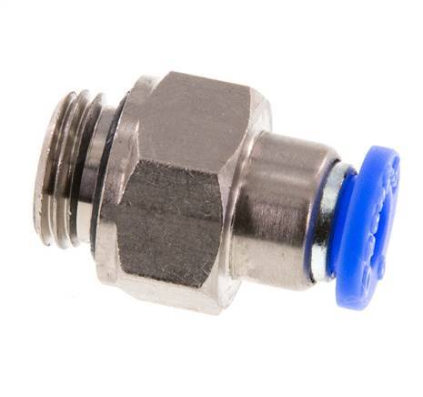 Raccord à Enfoncer 6mm & G1/4'' Mâle Autobloquant en Laiton/PBT 0-10bar (0-145psi) [2 pièces].