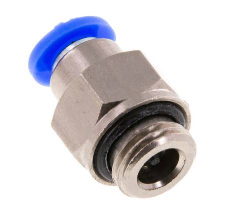 Raccord à Enfoncer 6mm & G1/4'' Mâle Autobloquant en Laiton/PBT 0-10bar (0-145psi) [2 pièces].