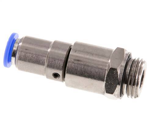 10mm & G1/2'' Quick Swivel Joint Push-In-Male Threads Laiton nickele/PBT NBR Rotatif