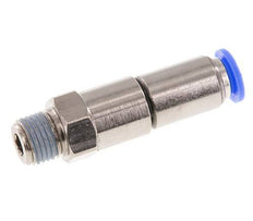 8mm & R1/4'' Quick Swivel Joint Push-In-Male Threads Laiton nickele/PBT NBR rotatif