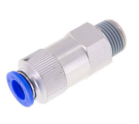 Clapet anti-retour à poussoir 12mm & R1/2'' mâle aluminium 0.2-10bar (3-145psi) Filetage de tuyau