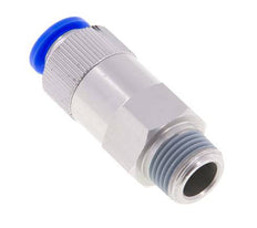 Clapet anti-retour à poussoir 12mm & R1/2'' mâle aluminium 0.2-10bar (3-145psi) Filetage de tuyau