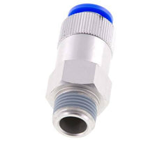 Push-In Check Valve 12mm & R1/2'' Male Aluminum 0.2-10bar (3-145psi) Hose-Thread