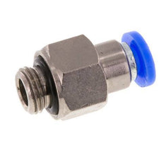 Raccord à Enfoncer 4mm et G1/8'' Mâle Autobloquant en Laiton/PBT 0-10bar (0-145psi) [2 pièces].