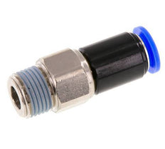 12mm & R1/2'' Joint articulé Filetages mâles à enfoncer Laiton nickelé/PBT NBR Rotatif