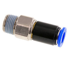 12mm & R1/2'' Joint articulé Filetages mâles à enfoncer Laiton nickelé/PBT NBR Rotatif