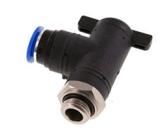 Vanne à bille coudée à 2 voies 12 mm - G3/8'' plastique/laiton