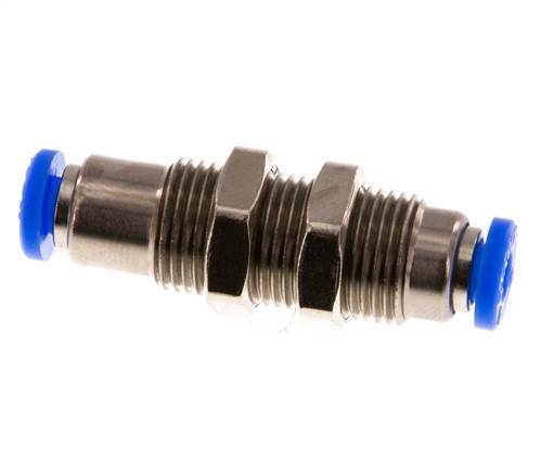 Raccord à Enfoncer 4mm Autobloquant en Laiton/Cloison PBT 0-10bar (0-145psi)