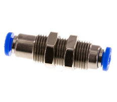 Raccord à Enfoncer 4mm Autobloquant en Laiton/Cloison PBT 0-10bar (0-145psi)