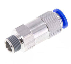 Clapet anti-retour Push-In 12mm & R3/8'' mâle aluminium 0.2-10bar (3-145psi) Filetage de tuyau