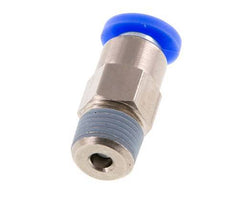 Clapet anti-retour à poussoir 4mm et R1/8'' mâle en laiton/PBT 0,2-10bar (3-145psi) - tuyau flexible