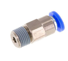 Clapet anti-retour à poussoir 4mm et R1/8'' mâle en laiton/PBT 0,2-10bar (3-145psi) - tuyau flexible