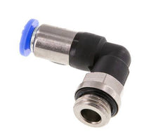 Raccord à Enfoncer 6mm & G1/4'' Mâle Coude Autobloquant en Laiton/PBT 0-10bar (0-145psi)
