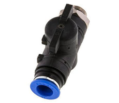 Vanne à boule droite à 2 voies 12 mm - G3/8'' plastique/laiton