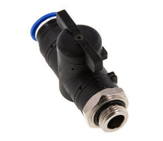 Vanne à boule droite à 2 voies 12 mm - G3/8'' plastique/laiton